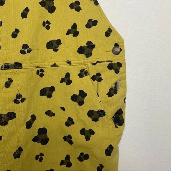 Entro Boho Leopard Pinafore Jumper Overalls Mini Dress - Picture 10 of 15